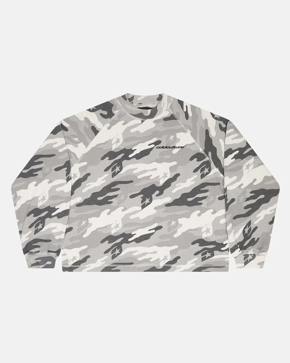 CAMO THERMAL LONGSLEEVE TEE GREY - Cold Culture