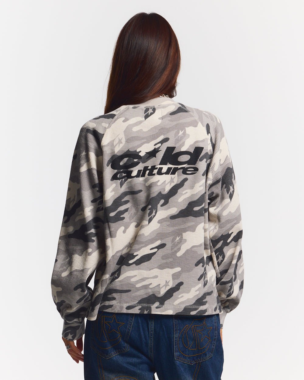 CAMO THERMAL LONGSLEEVE TEE GREY - COLD CULTURE
