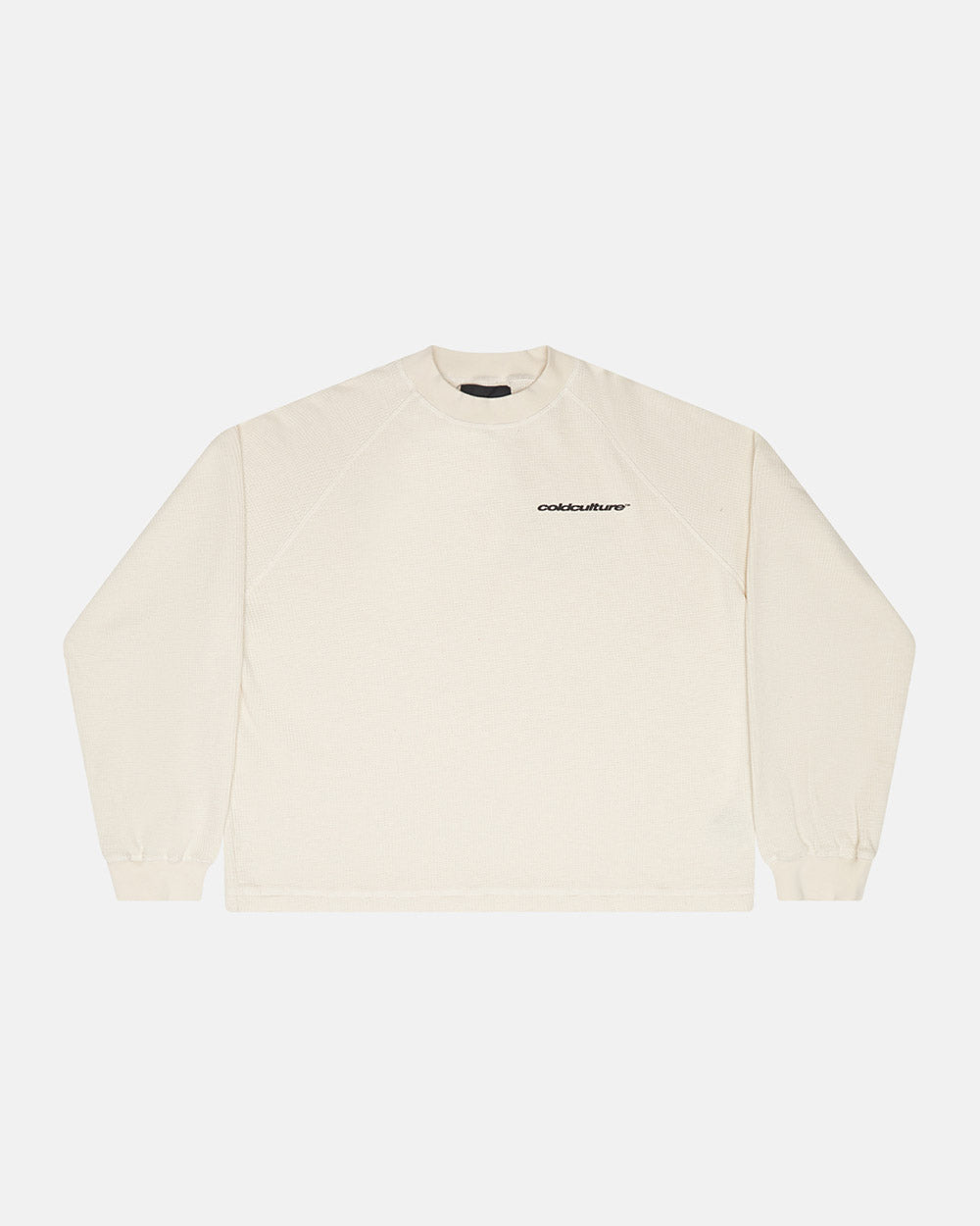 CAMO THERMAL LONGSLEEVE TEE WHITE - COLD CULTURE
