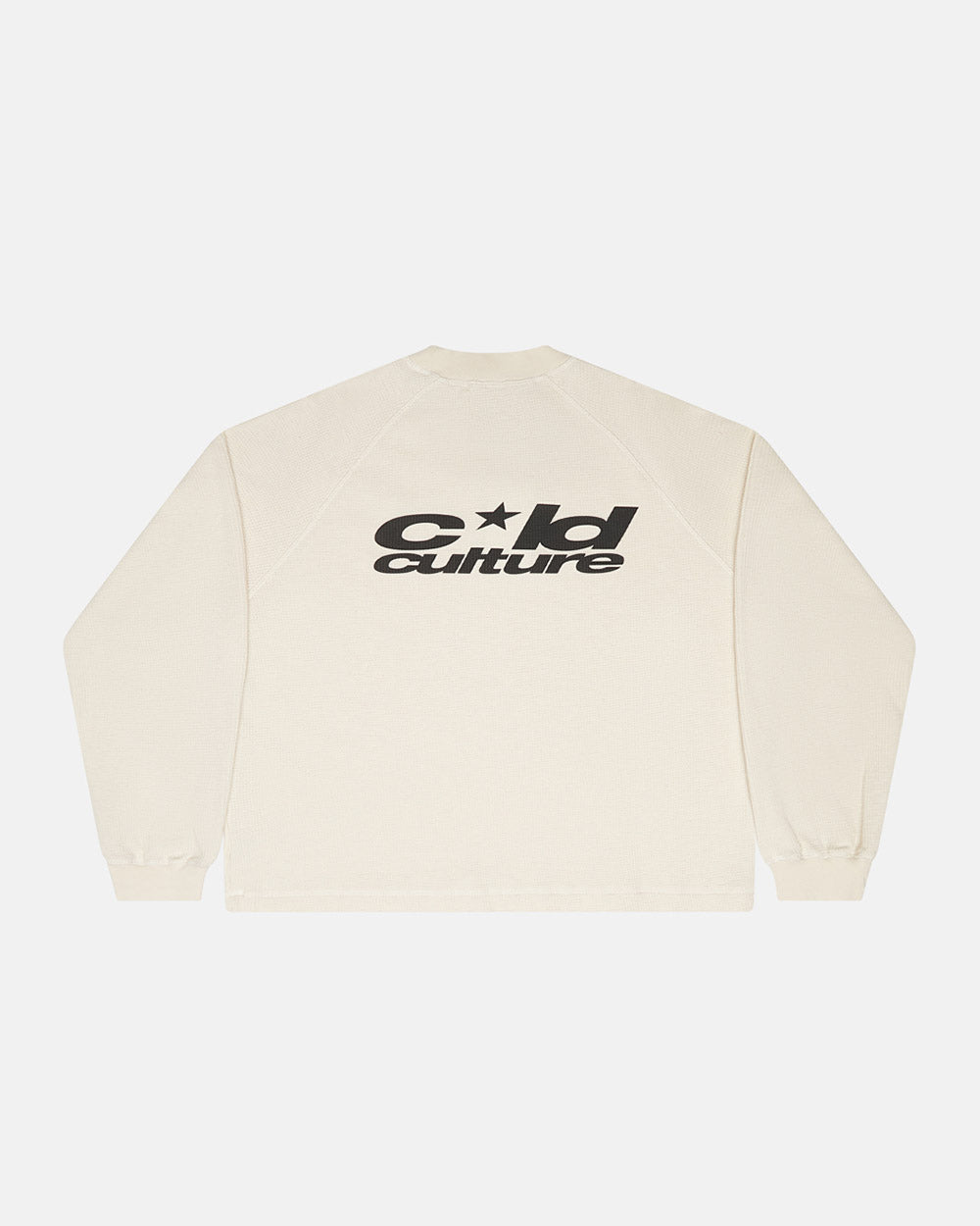 CAMO THERMAL LONGSLEEVE TEE WHITE - COLD CULTURE