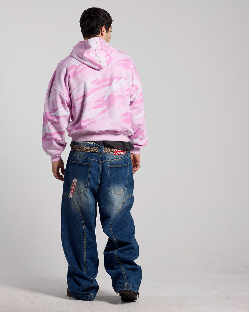 coldculture ピンク迷彩ZIPフーディ CAMO ZIP HOODIE PINK
