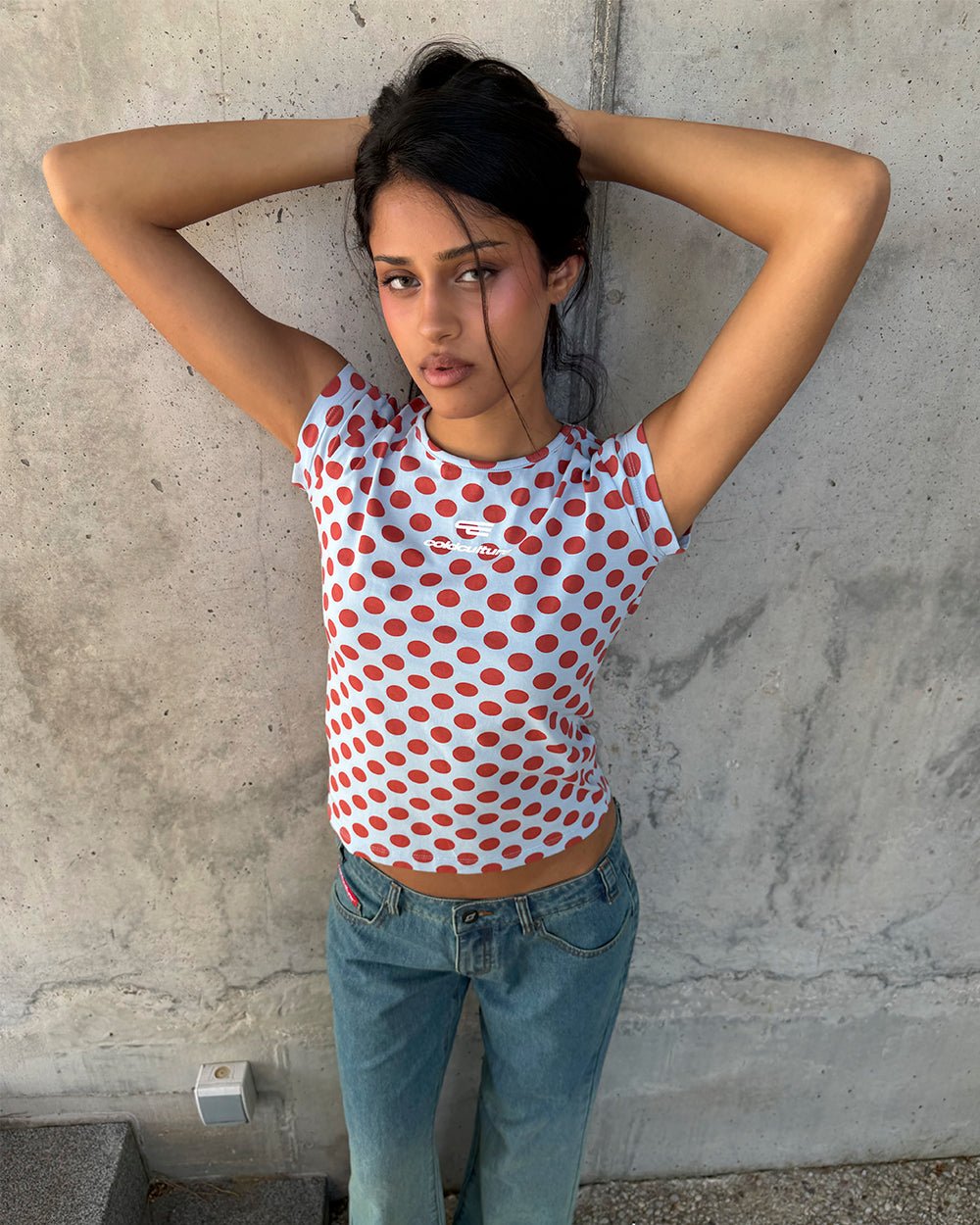 CANDY BABY TEE LIGHT BLUE - Cold Culture