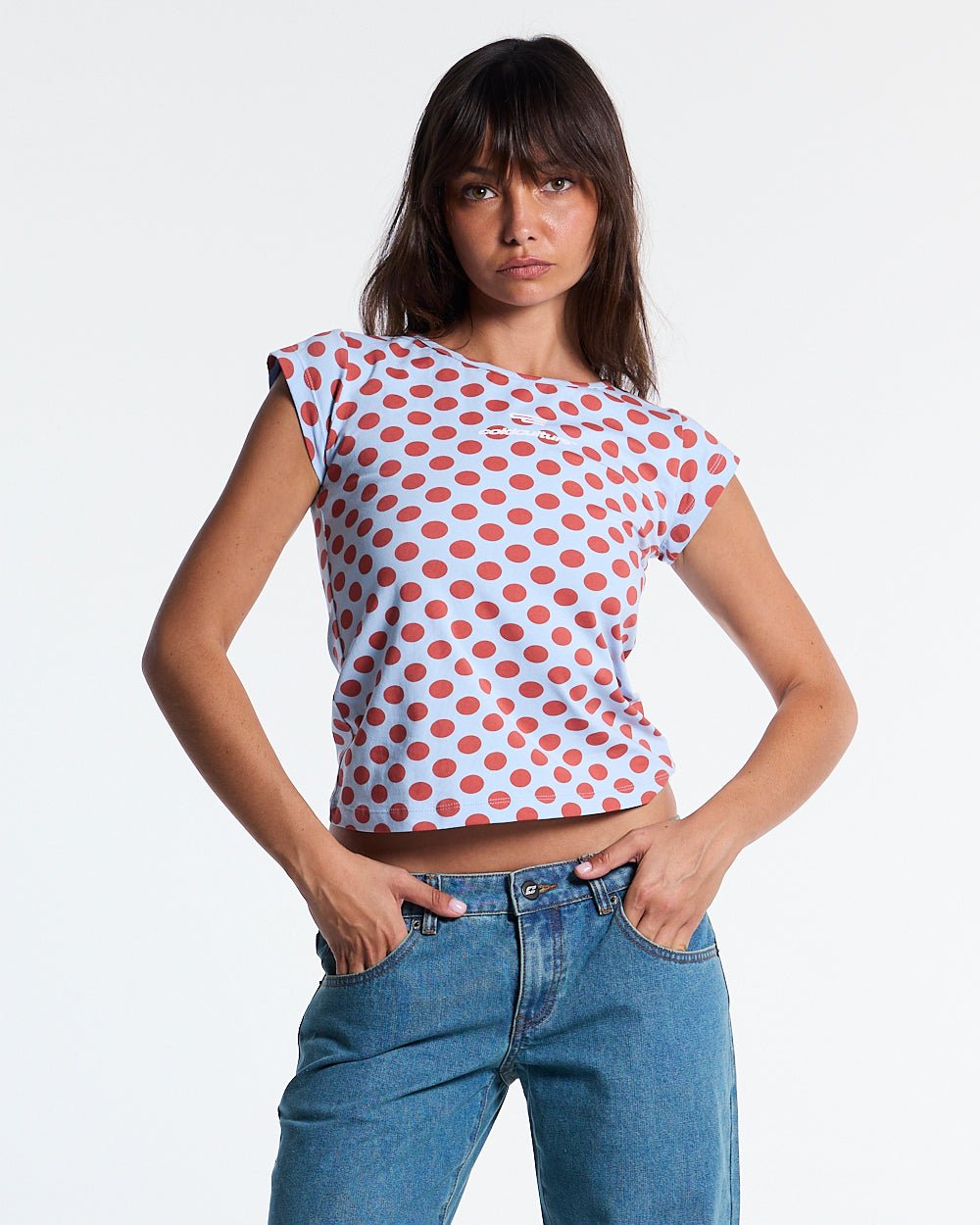 CANDY BABY TEE LIGHT BLUE - Cold Culture
