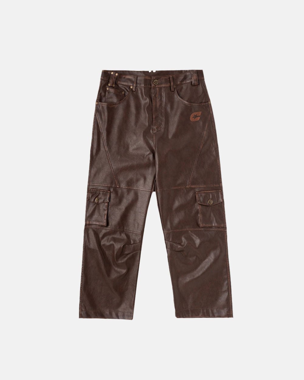 CARGO V2 PANTS BROWN LEATHER - COLD CULTURE