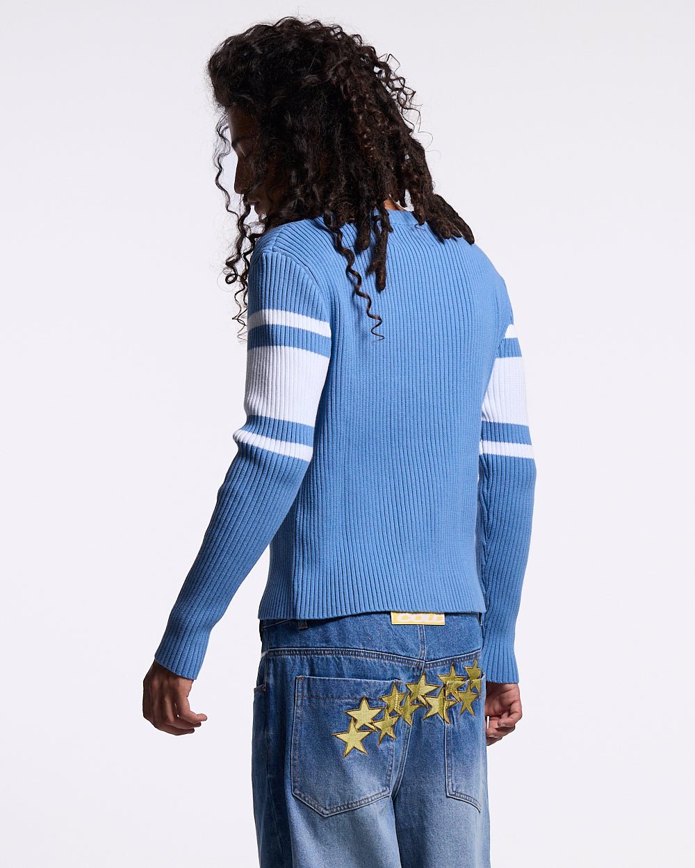 CARTER KNIT BLUE - Cold Culture