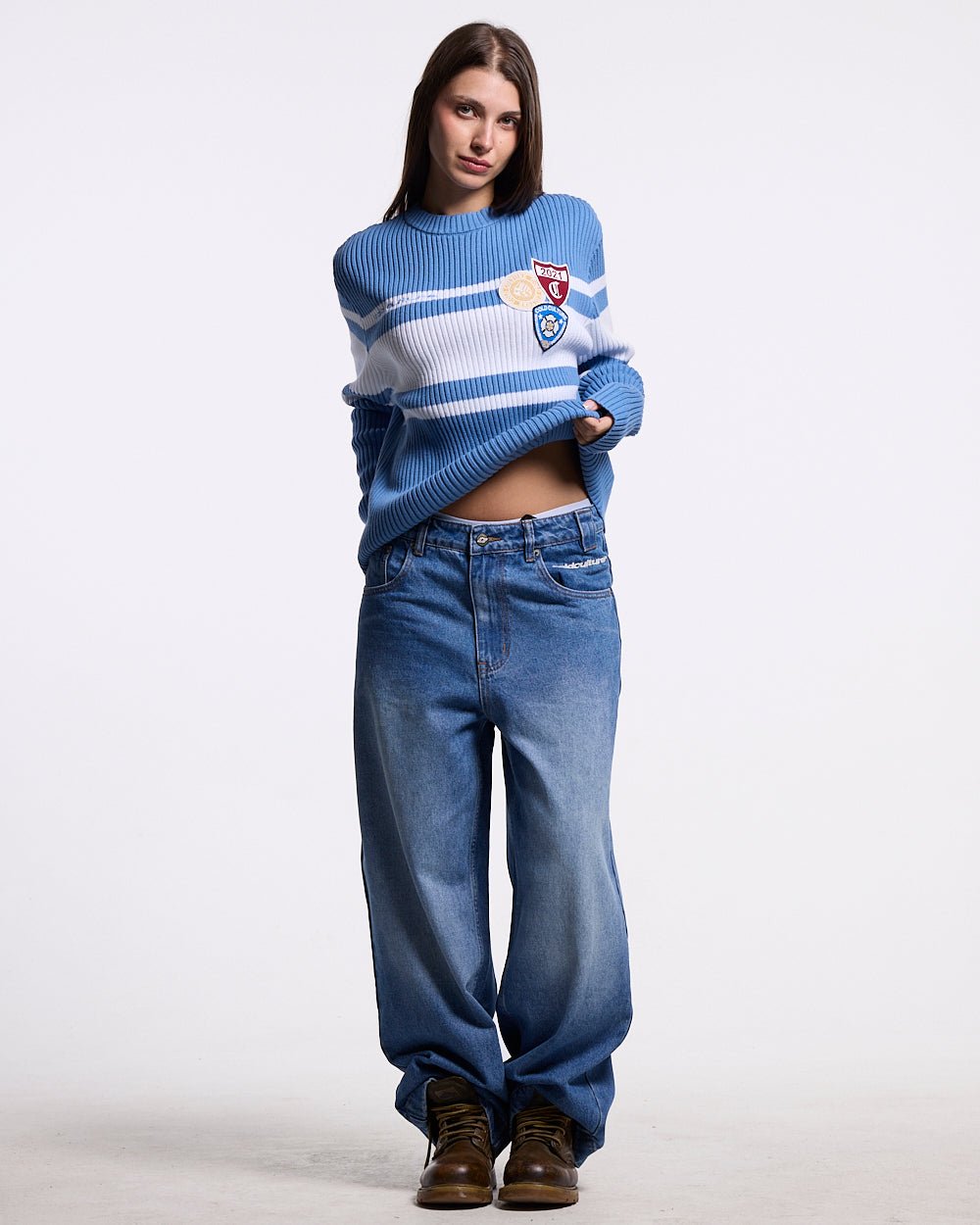 CARTER KNIT BLUE - Cold Culture