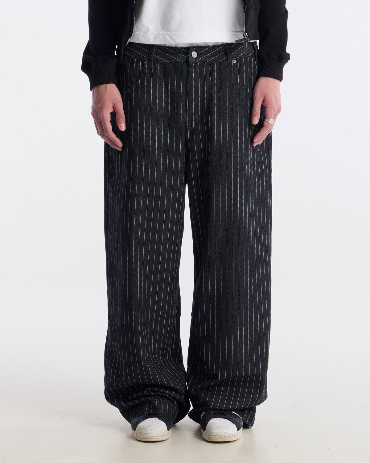CASINO PANTS BLACK DENIM - Cold Culture