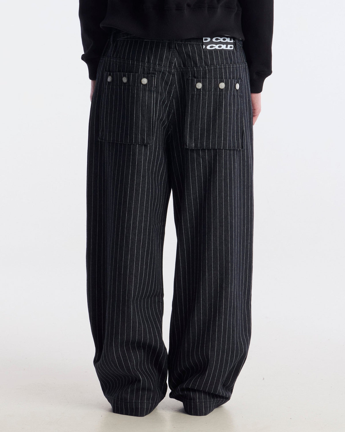 CASINO PANTS BLACK DENIM - Cold Culture