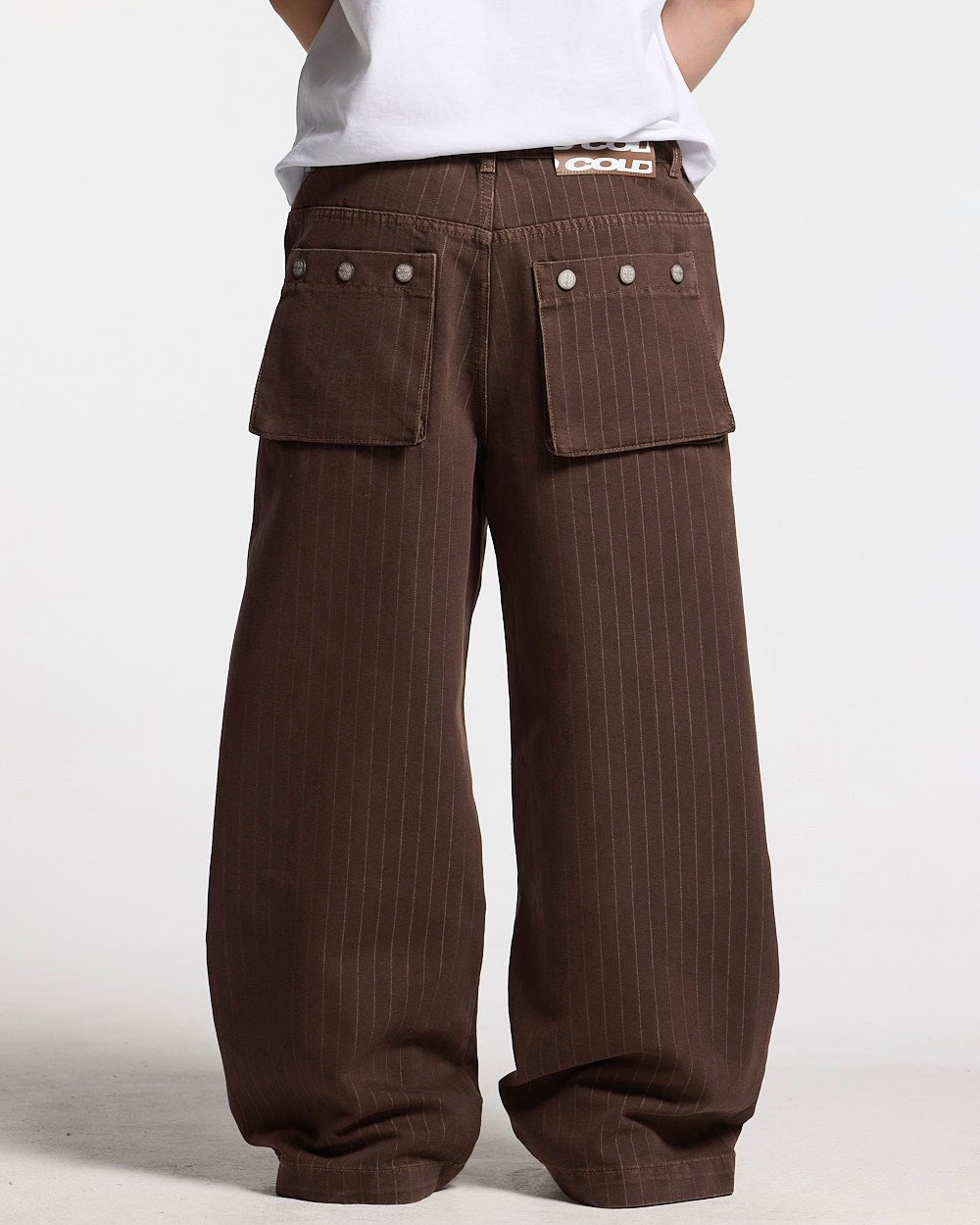 CASINO PANTS BROWN DENIM - Cold Culture #woman