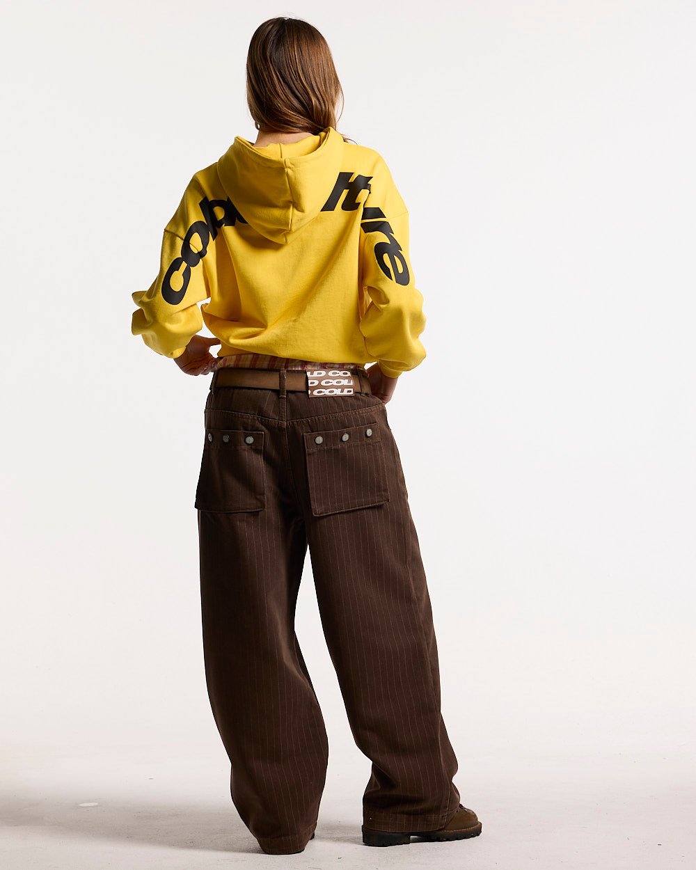 CASINO PANTS BROWN DENIM - Cold Culture #woman