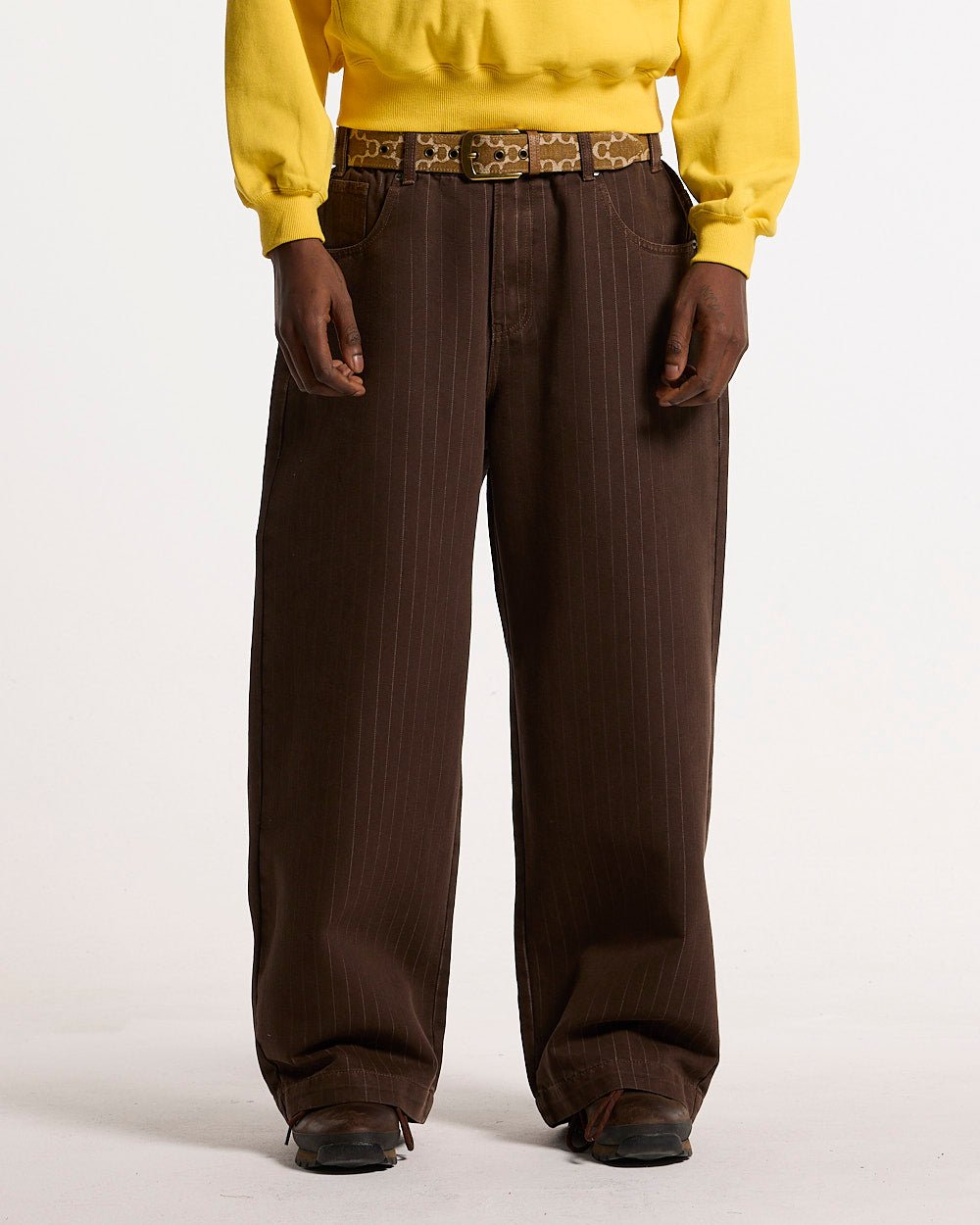 CASINO PANTS BROWN DENIM - Cold Culture #man