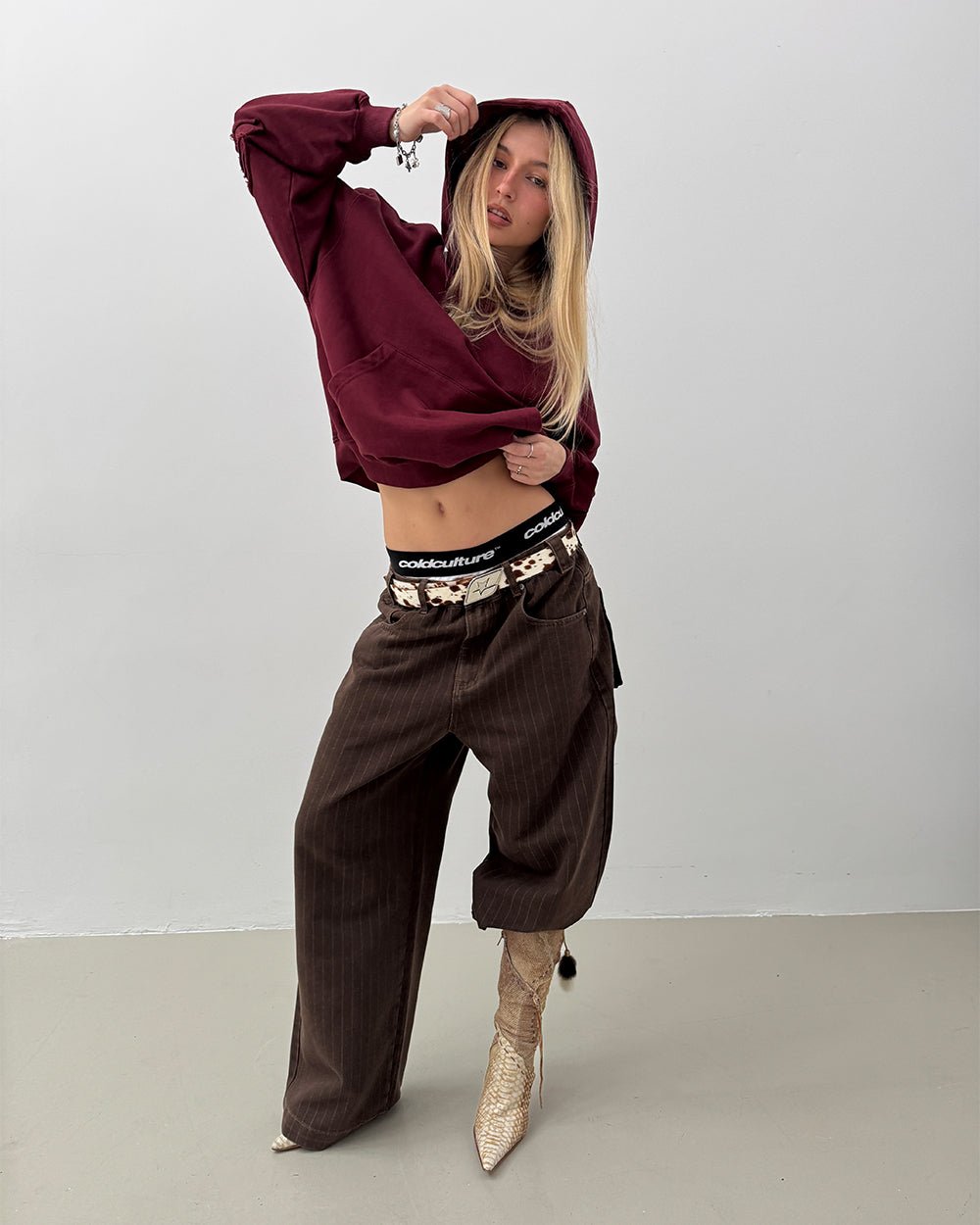 CASINO PANTS BROWN DENIM - Cold Culture