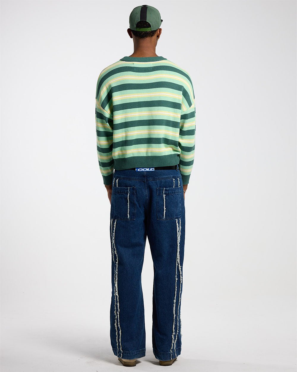 CASINO STRIPES KNIT PALE JADE - COLD CULTURE