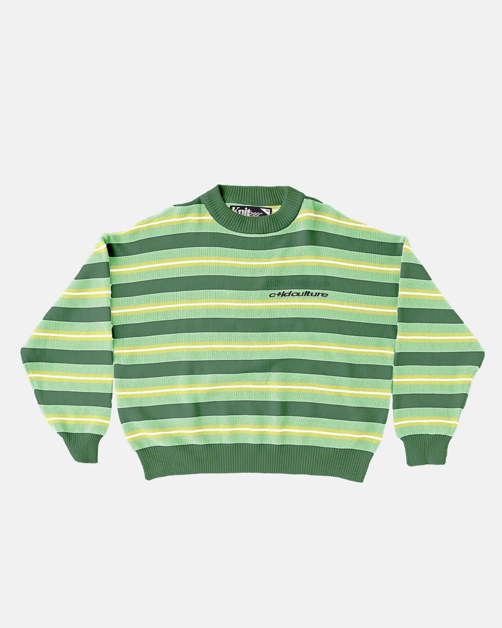 CASINO STRIPES KNIT PALE JADE - COLD CULTURE