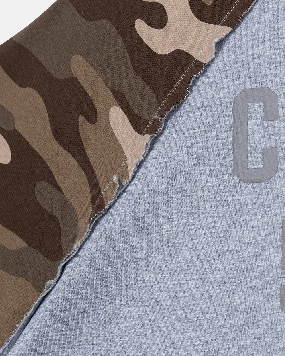 CHAINS CAMO TEE GREY - Cold Culture