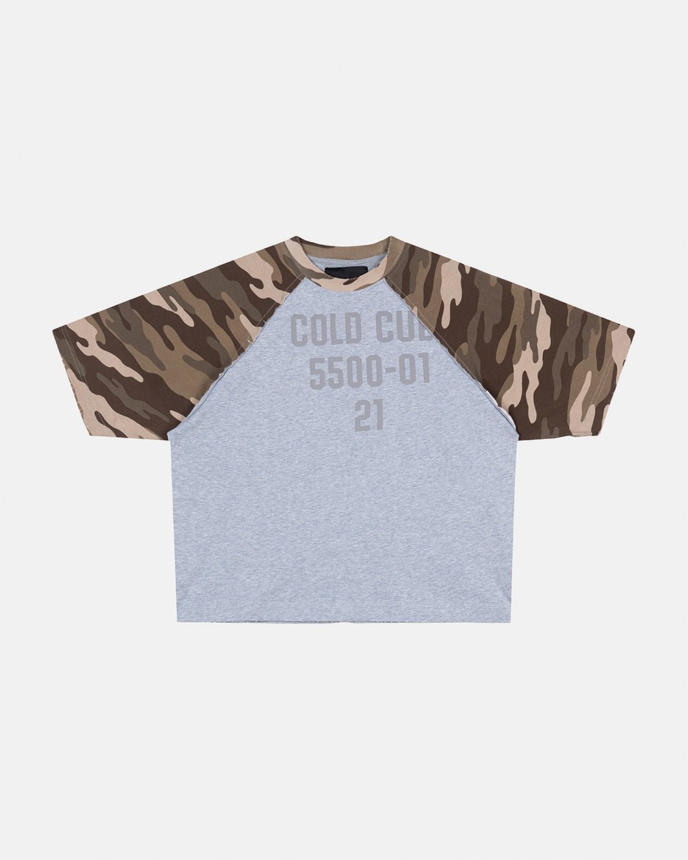CHAINS CAMO TEE GREY - Cold Culture