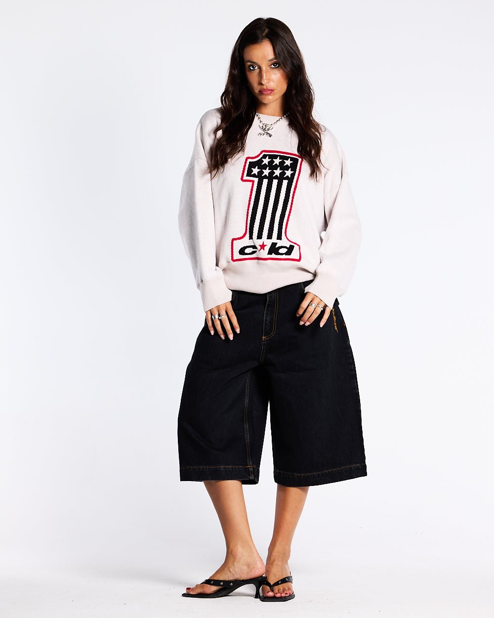 CHAMPIONS CLUB KNIT LIGHT GREY - COLD CULTURE
