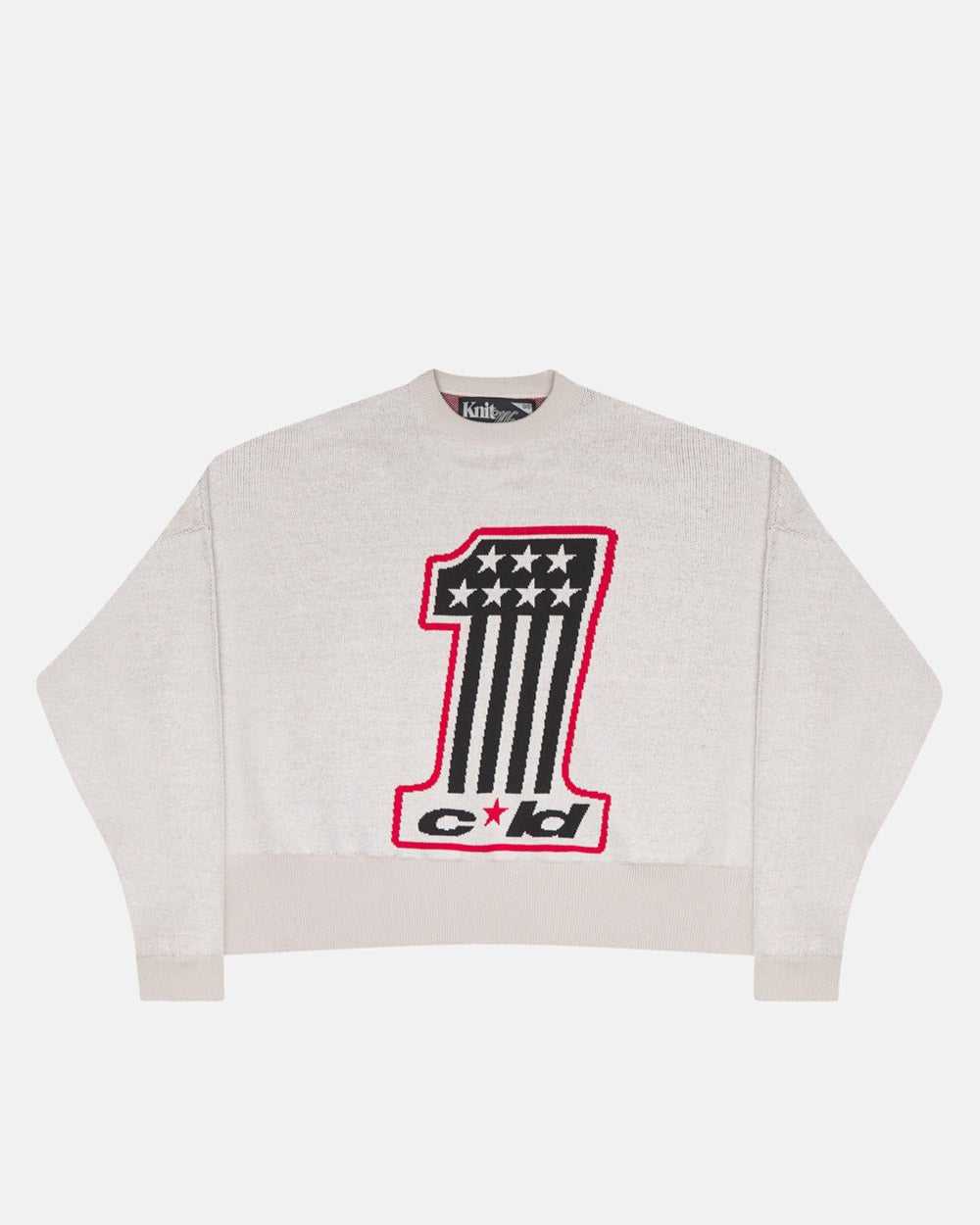 CHAMPIONS CLUB KNIT LIGHT GREY - COLD CULTURE