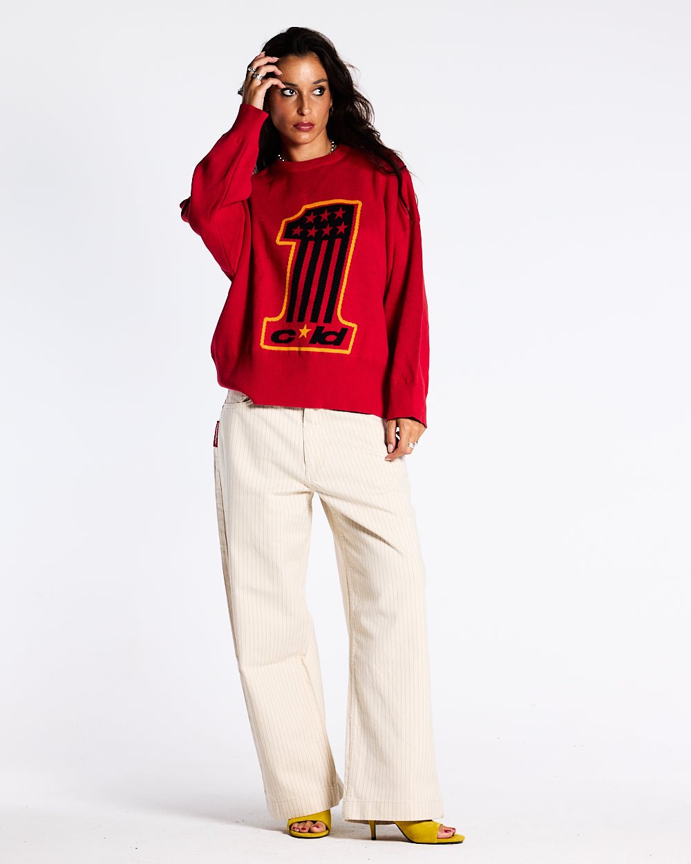CHAMPIONS CLUB KNIT VIVID RED - COLD CULTURE