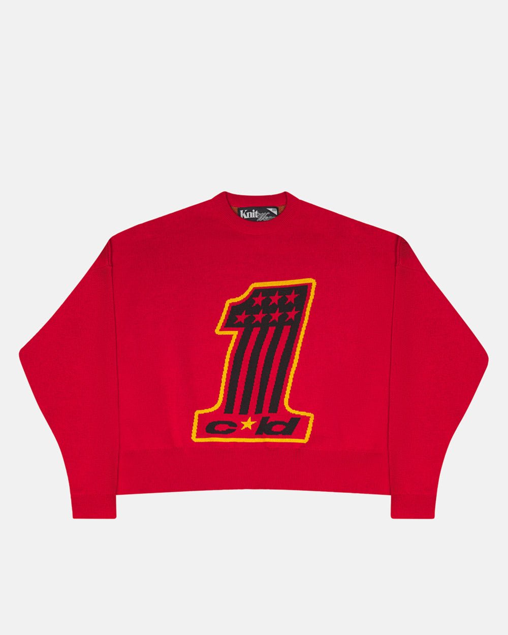 CHAMPIONS CLUB KNIT VIVID RED - COLD CULTURE