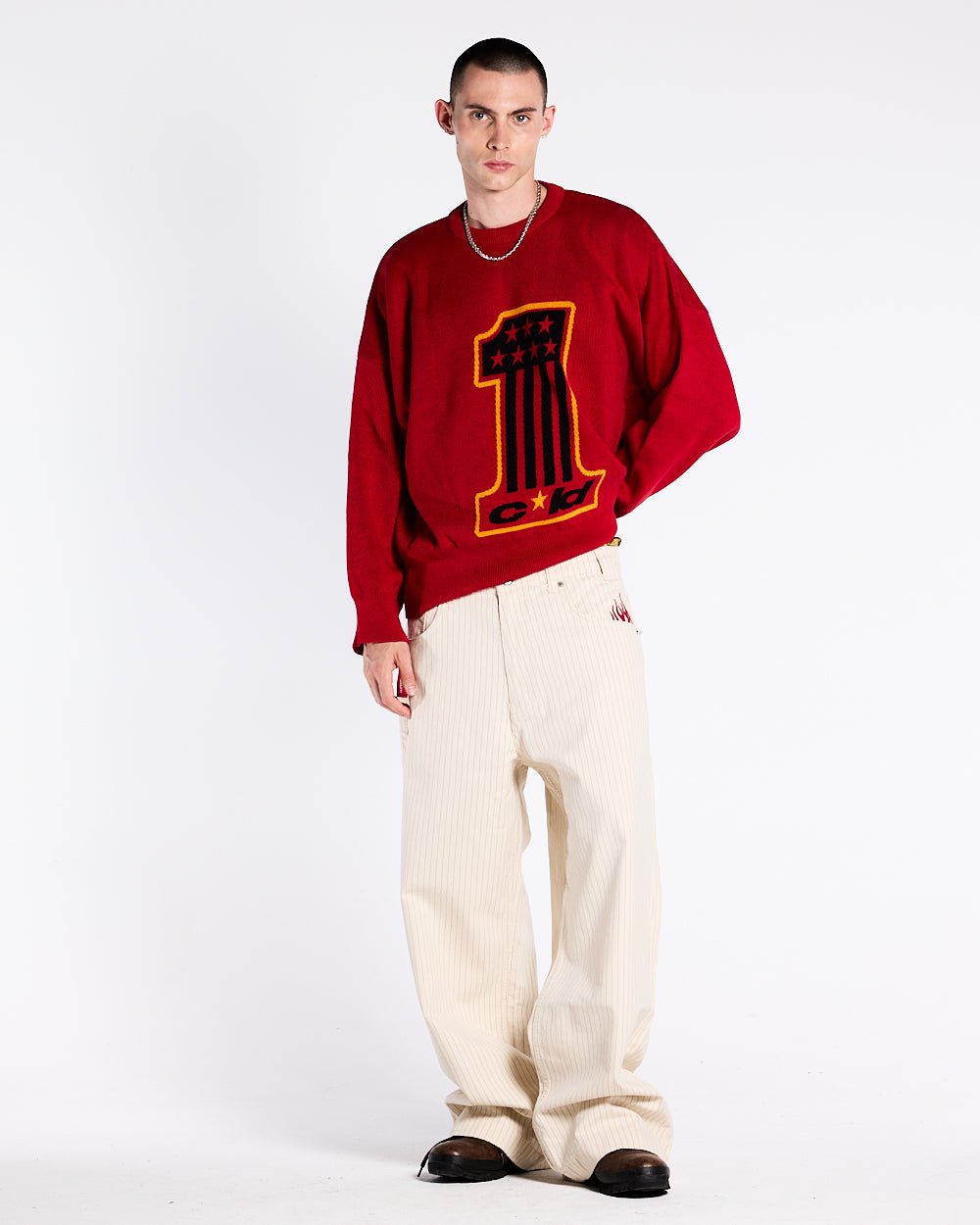 CHAMPIONS CLUB KNIT VIVID RED - COLD CULTURE