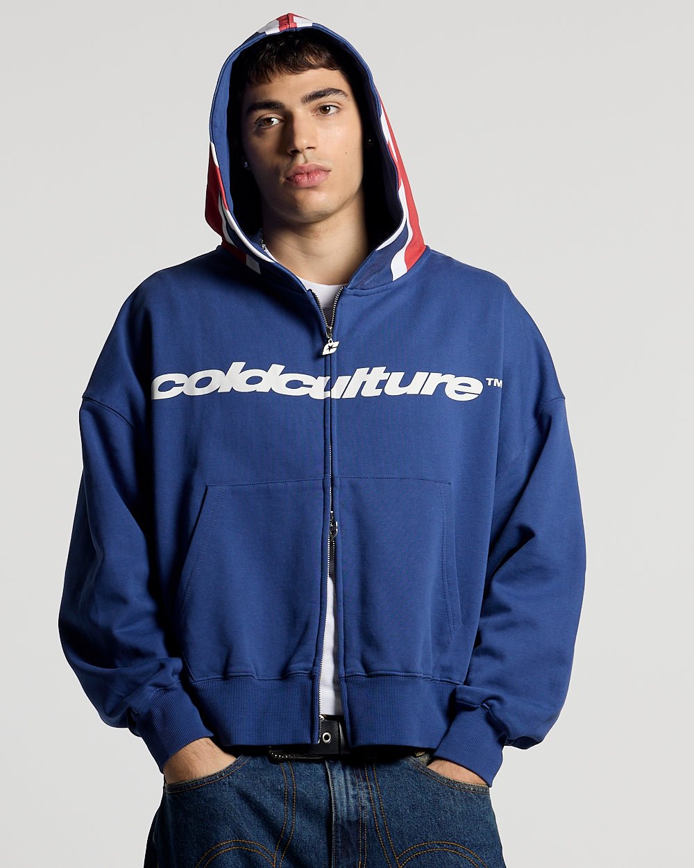 CHEERS ZIPPER INTENSE BLUE - Cold Culture