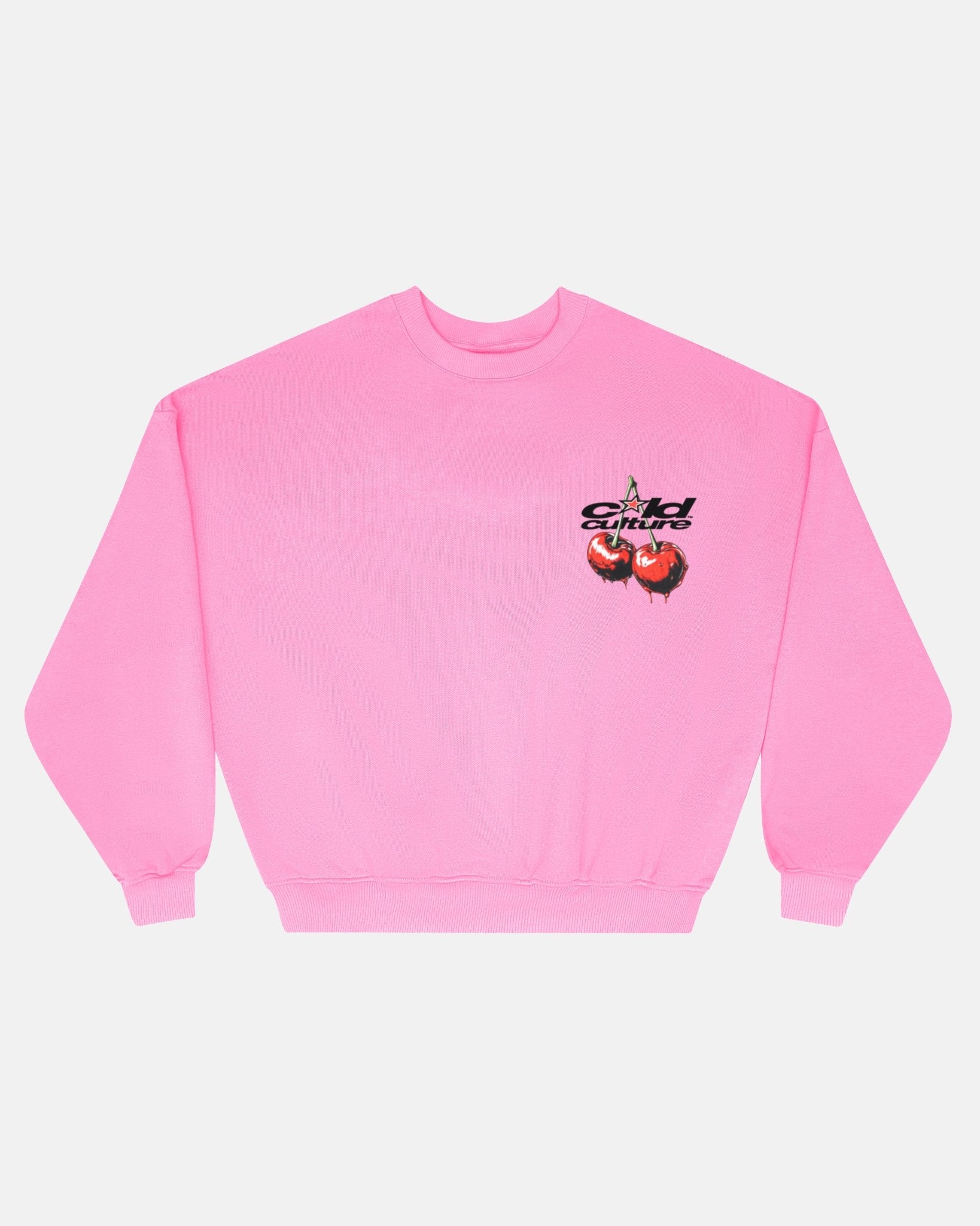 CHERRY CREWNECK PINK - COLD CULTURE