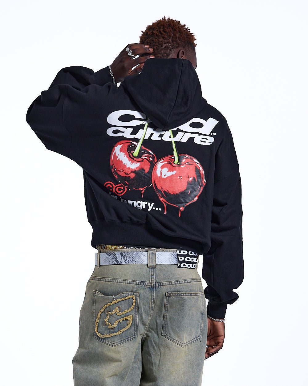 CHERRY HOODIE BLACK - COLD CULTURE