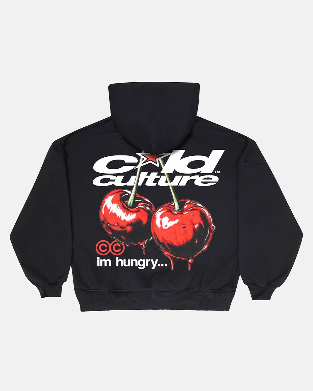 CHERRY HOODIE BLACK - COLD CULTURE