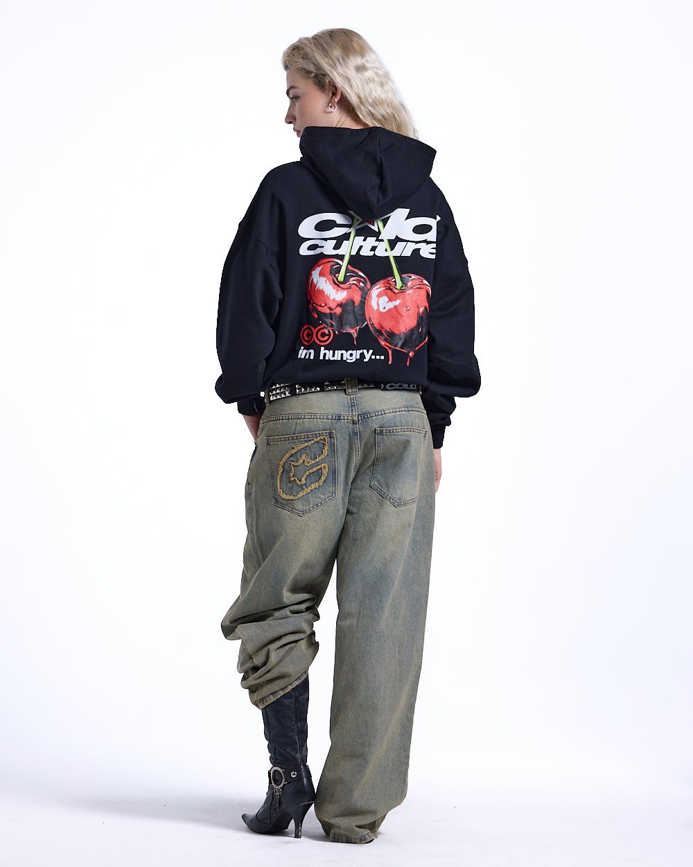 CHERRY HOODIE BLACK - COLD CULTURE