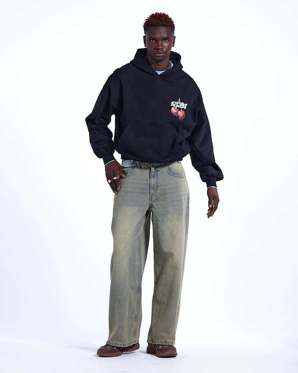 CHERRY HOODIE BLACK - COLD CULTURE