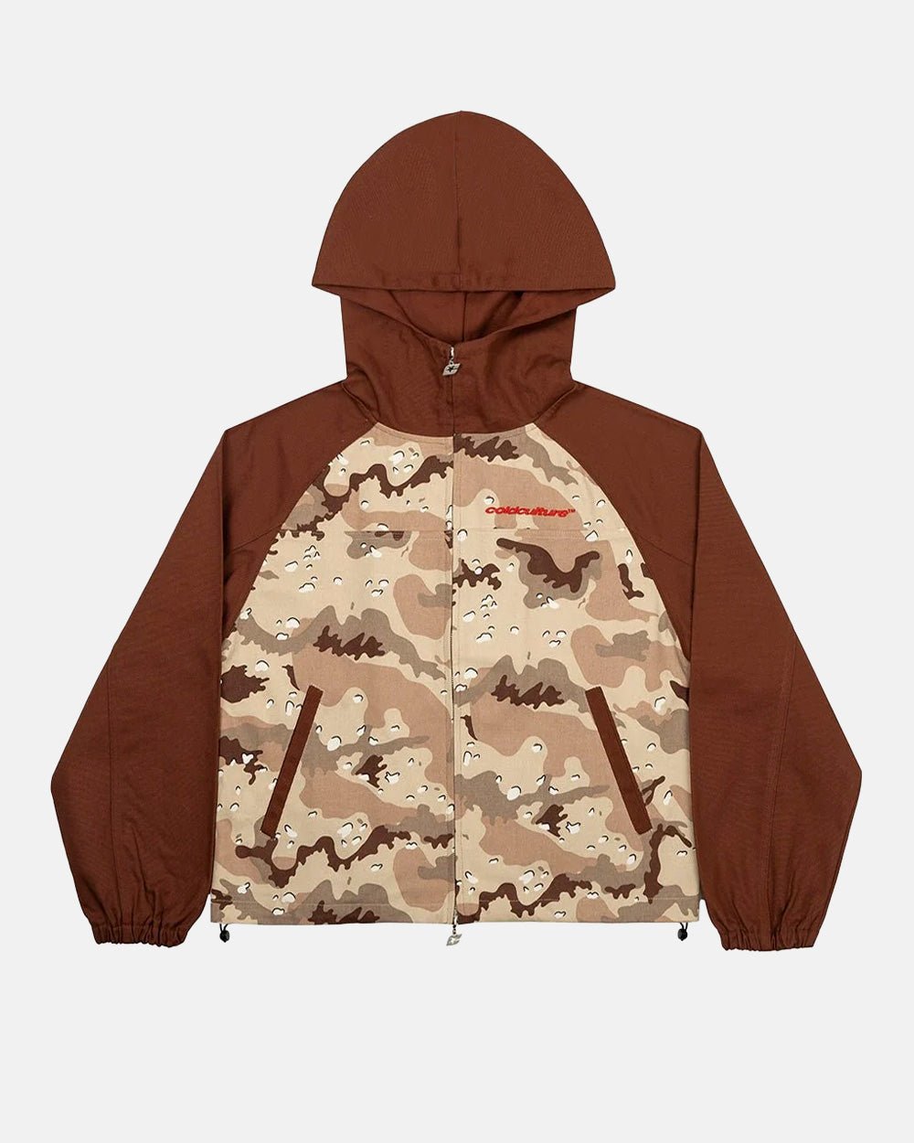 CHIPPED CAMO JACKET BROWN & CAMO - Cold Culture