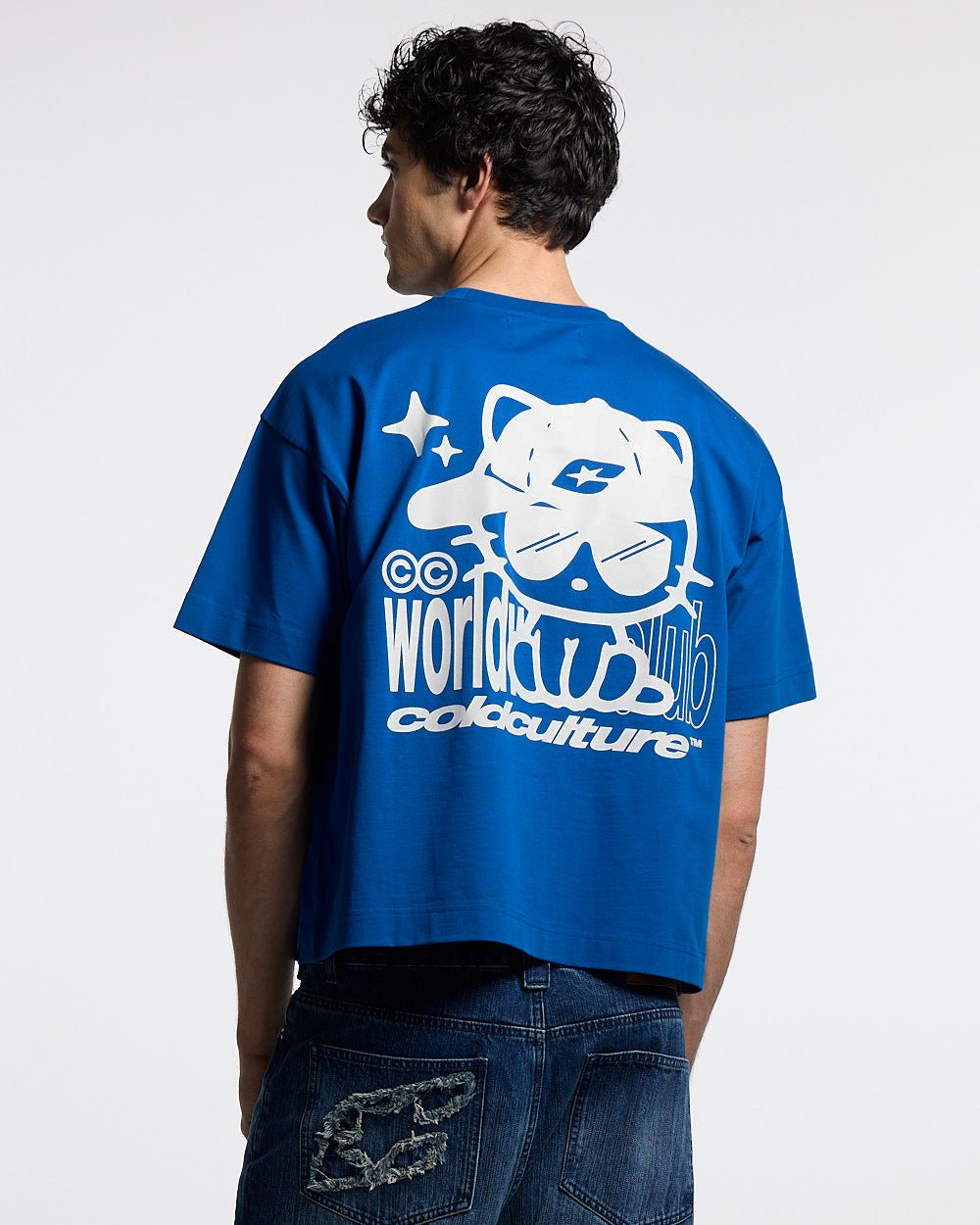 CIBERCAT TEE BLUE - Cold Culture