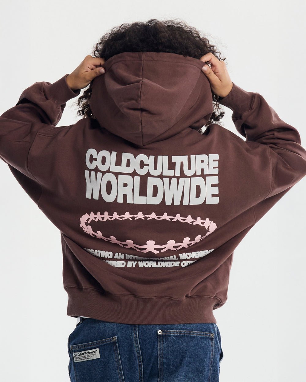 CIRCULAR DANCE HOODIE WENGE - COLD CULTURE