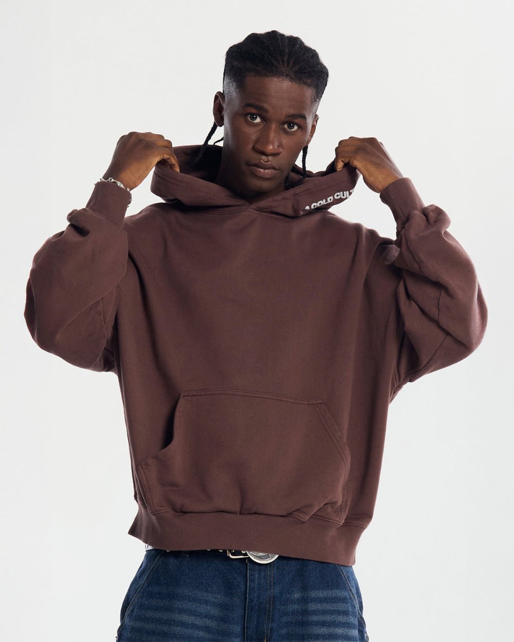 CIRCULAR DANCE HOODIE WENGE - COLD CULTURE