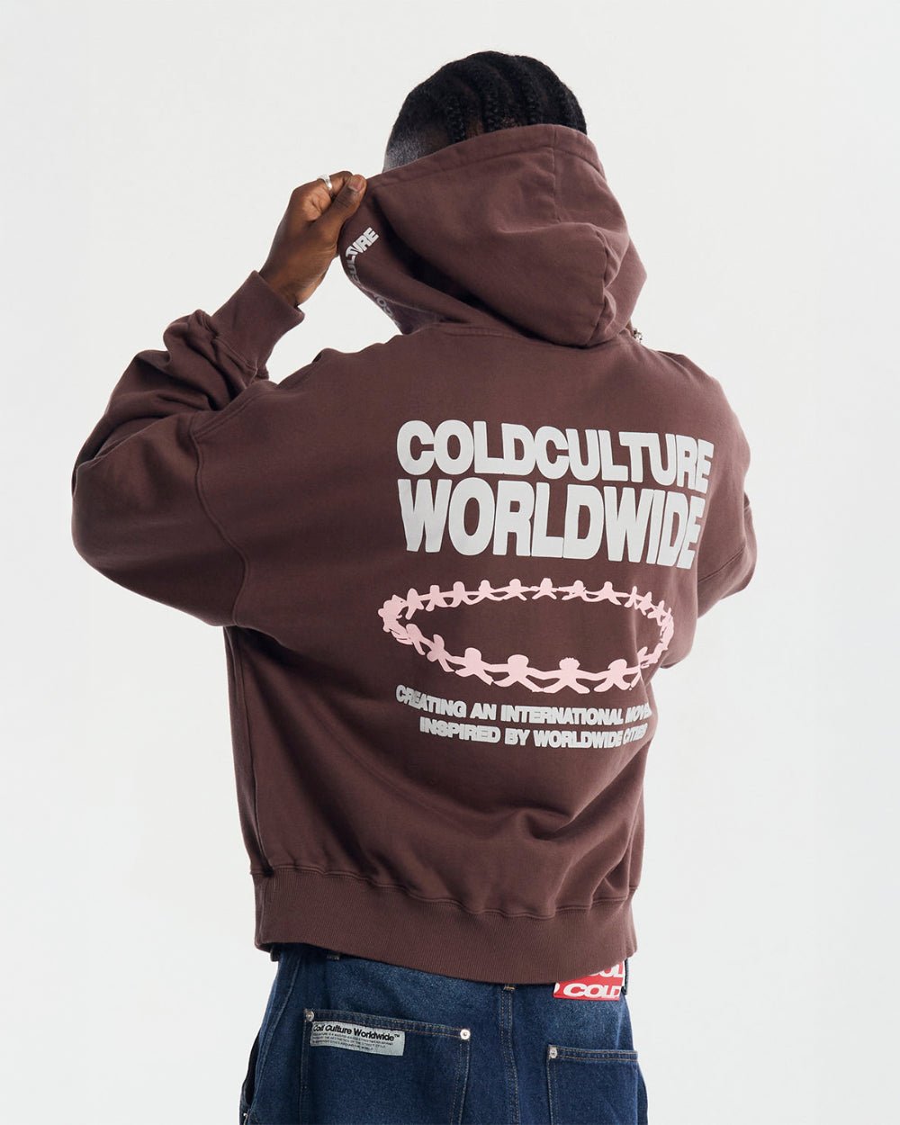 CIRCULAR DANCE HOODIE WENGE - COLD CULTURE