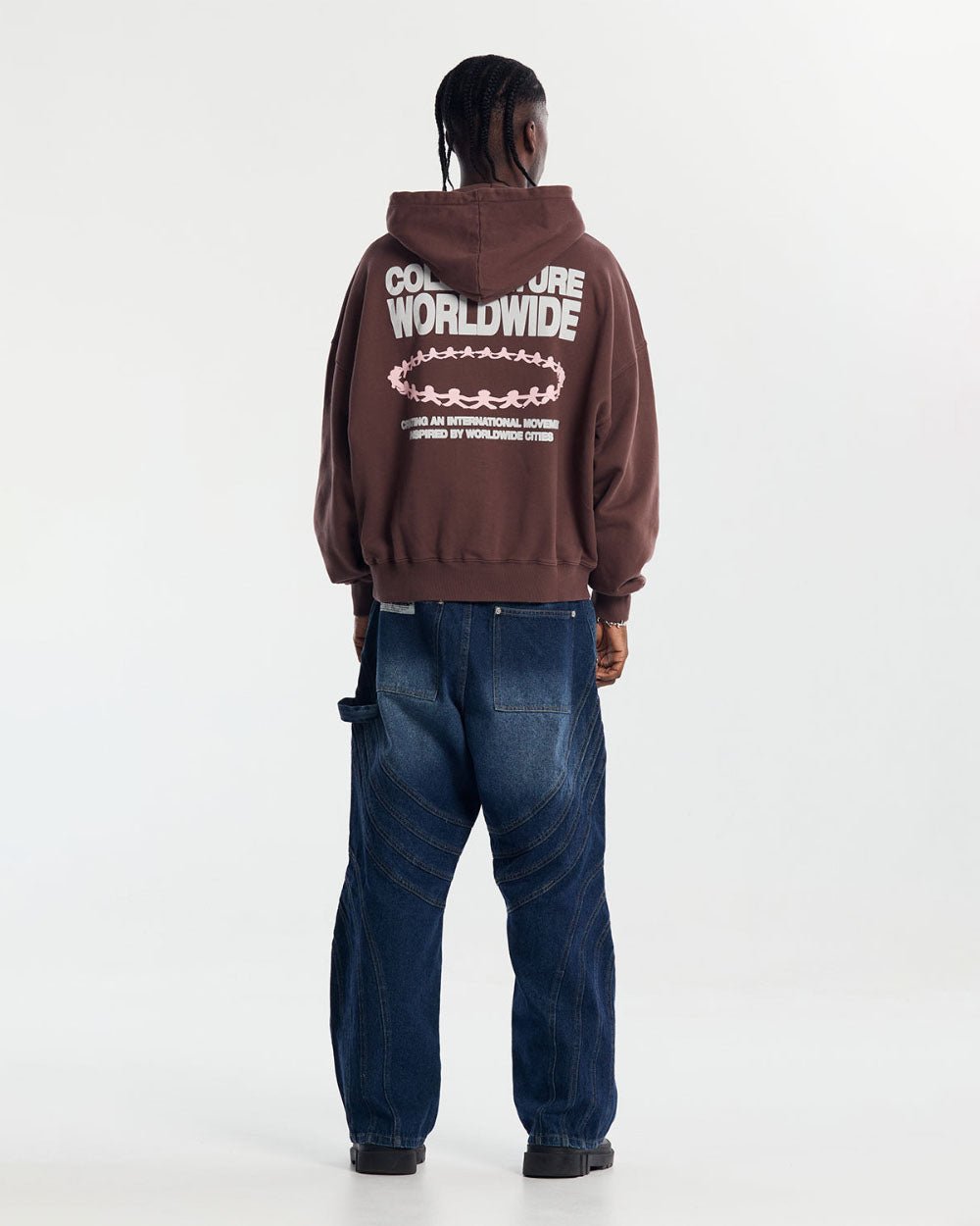 CIRCULAR DANCE HOODIE WENGE - COLD CULTURE