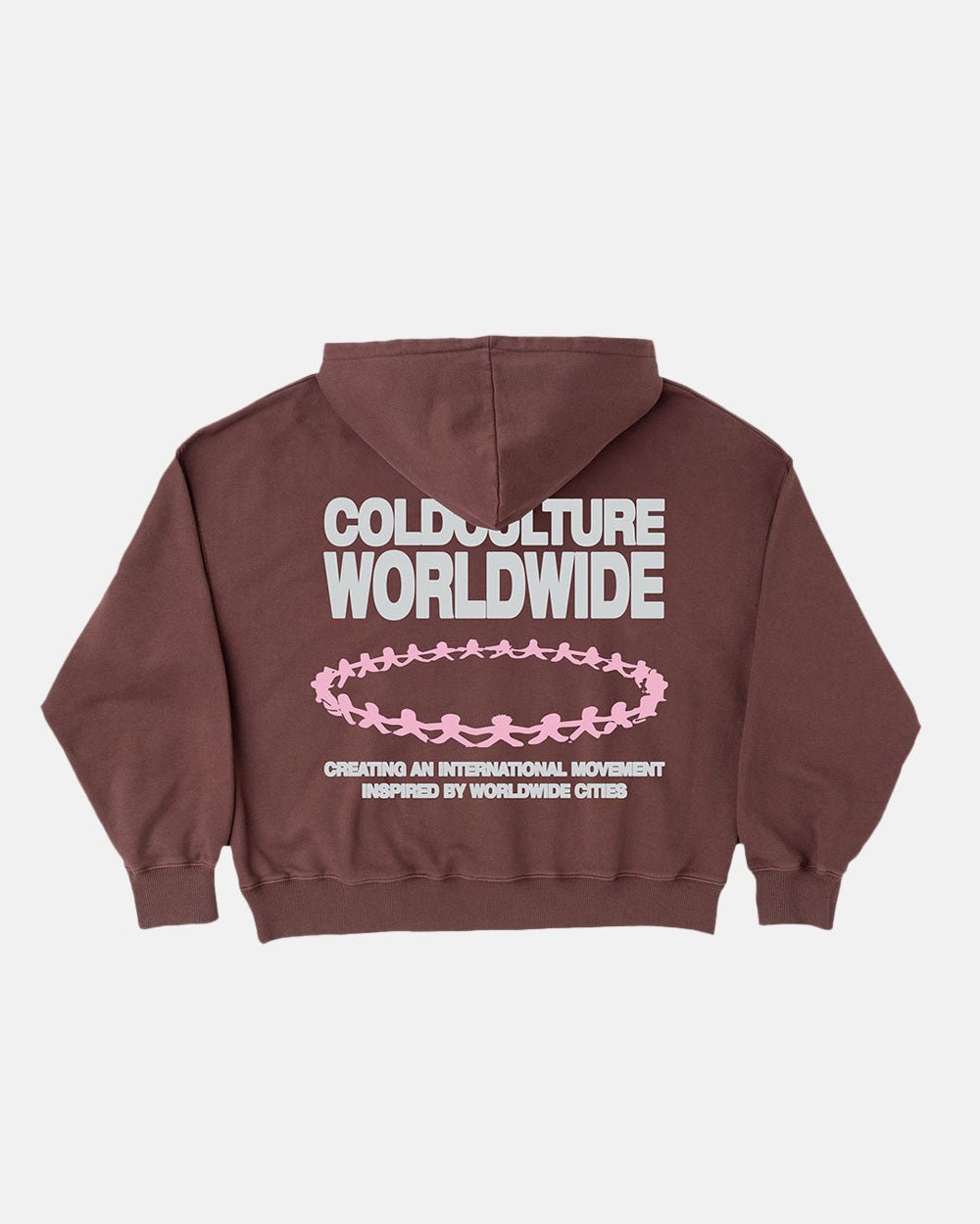 CIRCULAR DANCE HOODIE WENGE - COLD CULTURE