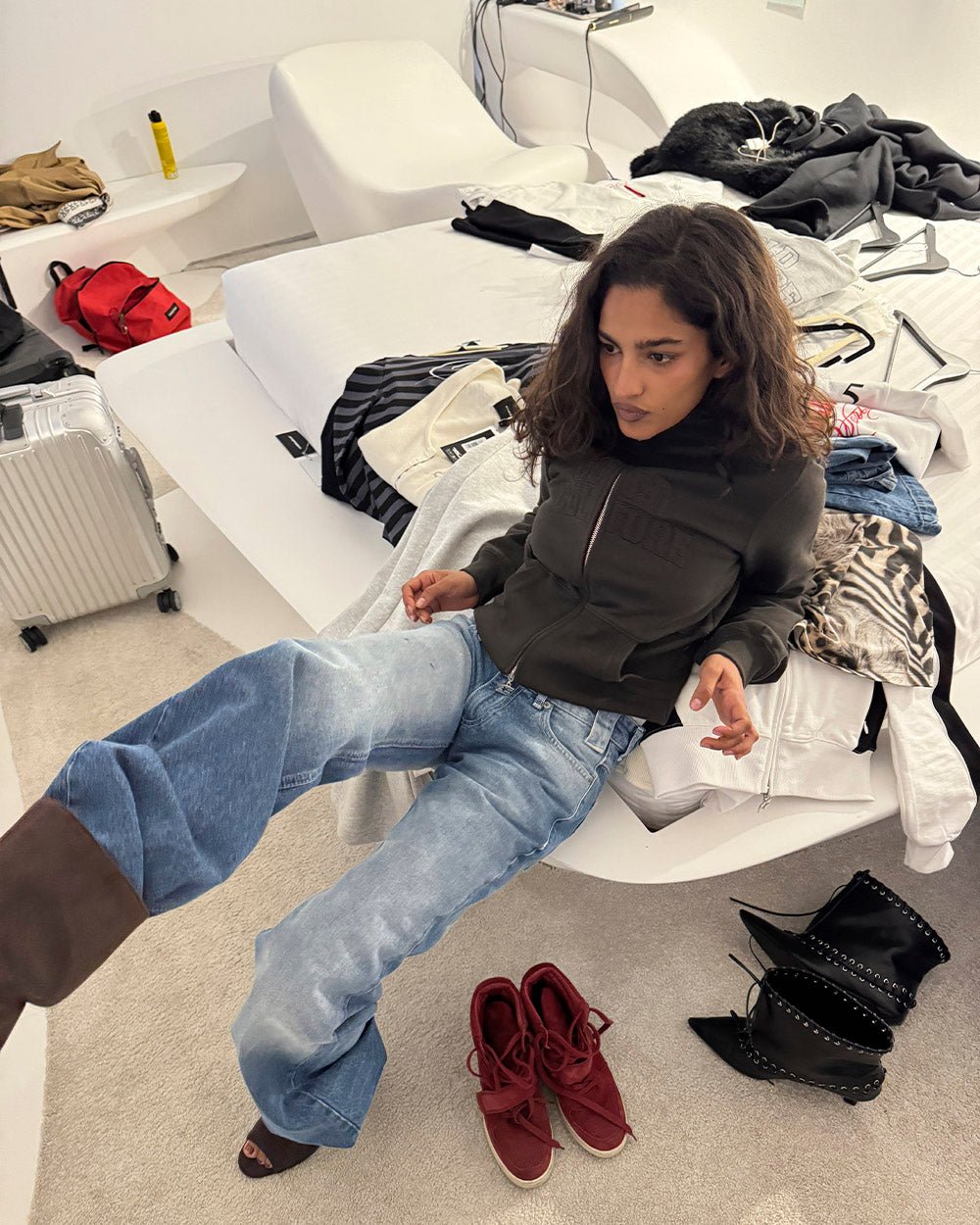 CITY ZIP UP DARK GREY - Cold Culture