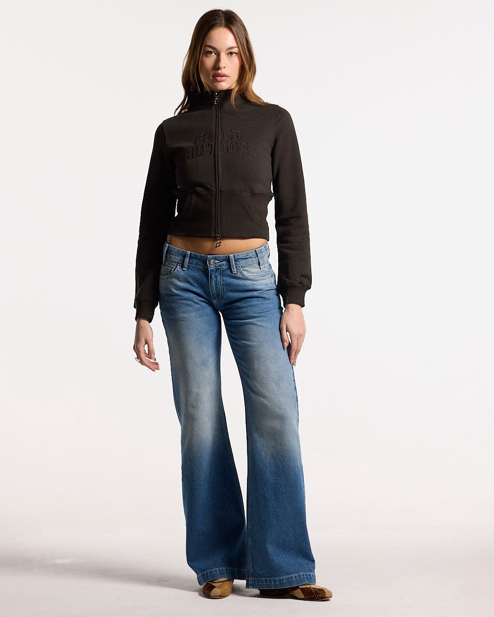 CITY ZIP UP DARK GREY - Cold Culture