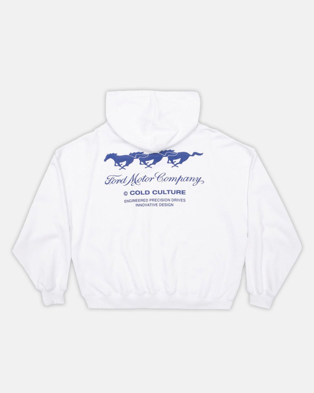 CLASH HOODIE WHITE - COLD CULTURE