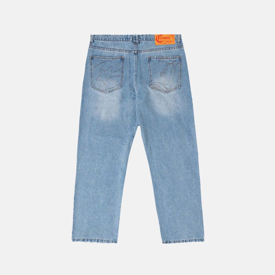 CLASSIC JEANS WASHED BLUE - Cold Culture