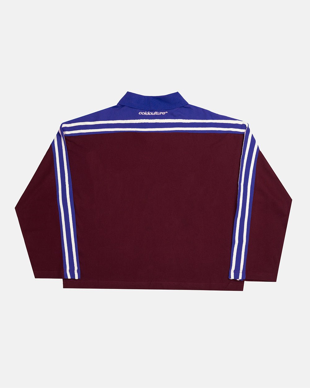 CLASSIC RAW POLO LONGSLEEVE BURGUNDY - Cold Culture
