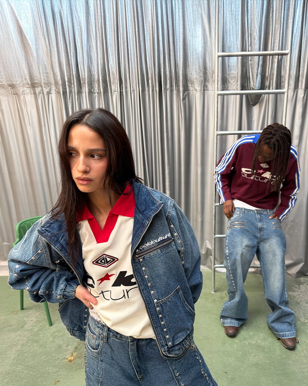 CLASSIC RAW POLO LONGSLEEVE BURGUNDY - Cold Culture