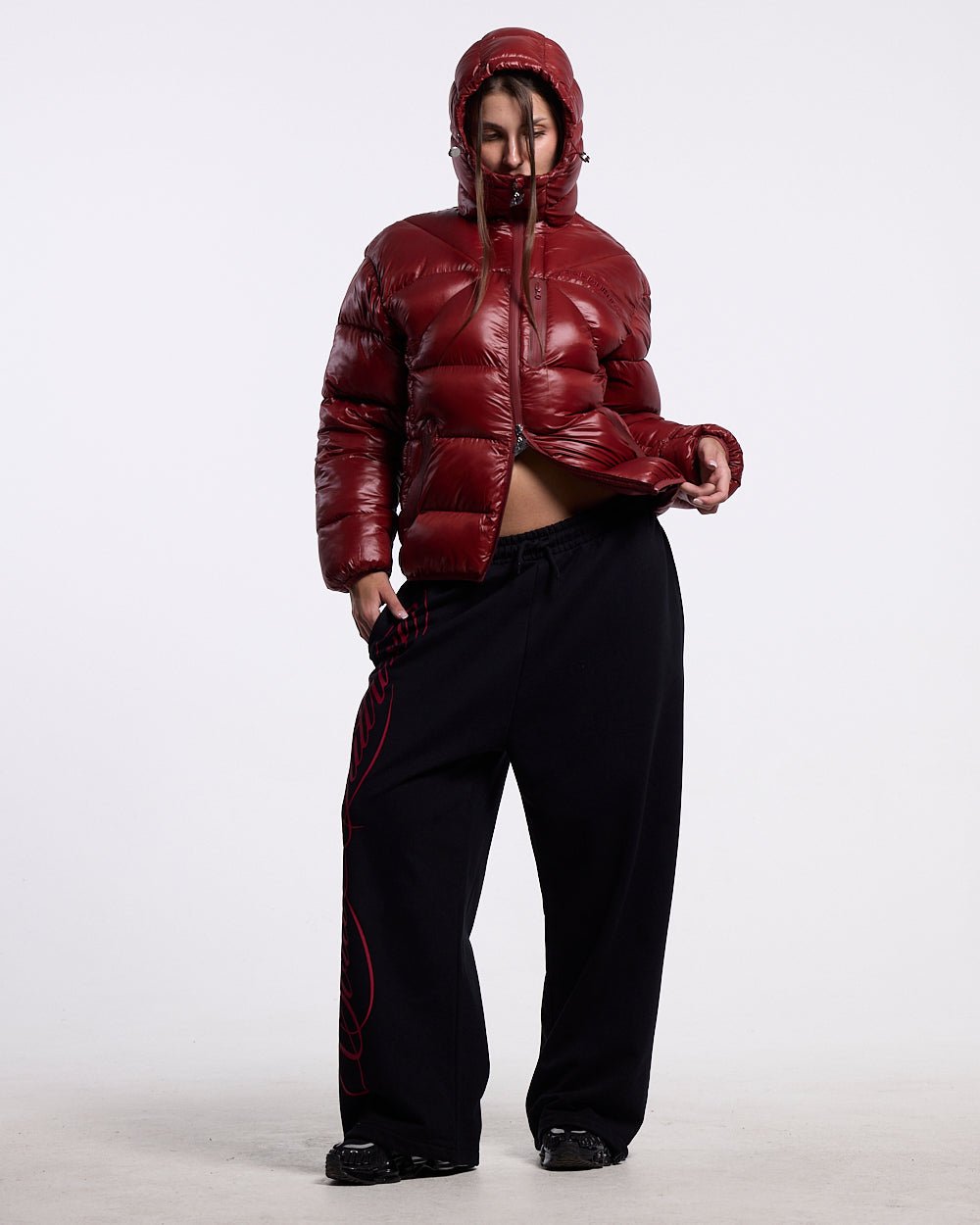CLOUD ARMOUR PUFFER BURGUNDY - Cold Culture