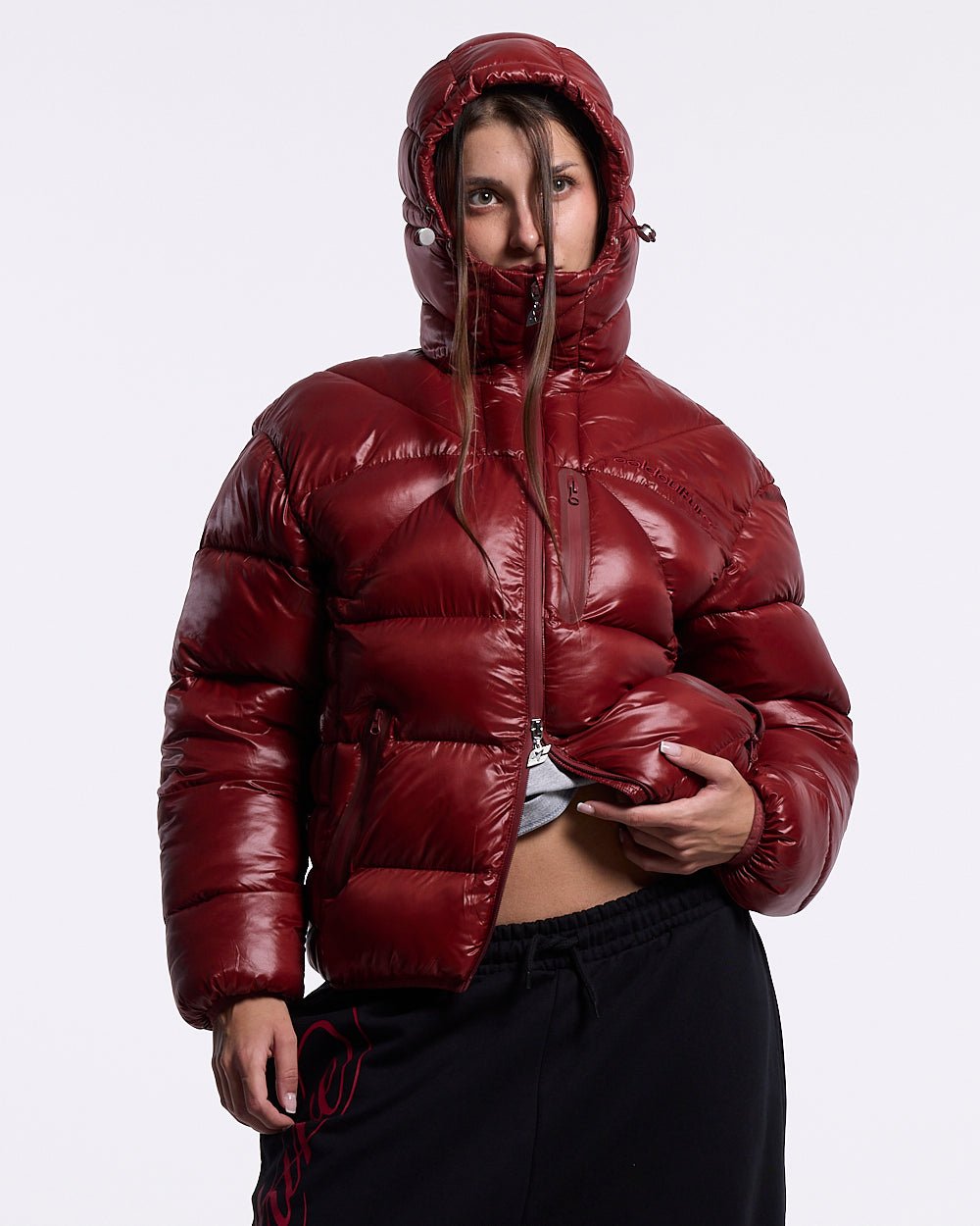 CLOUD ARMOUR PUFFER BURGUNDY - Cold Culture