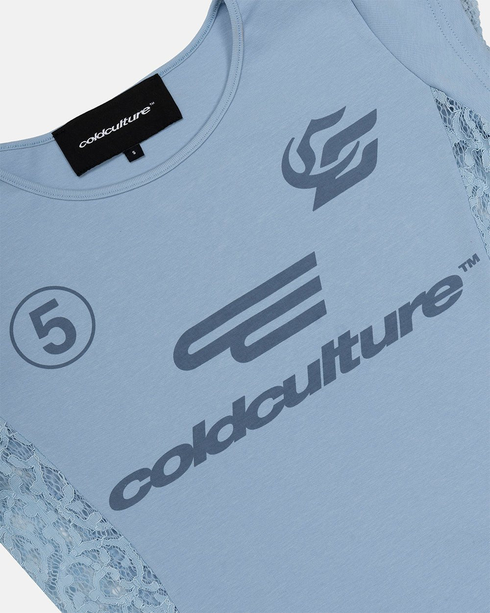 CLUB BABY TEE BABY BLUE - Cold Culture