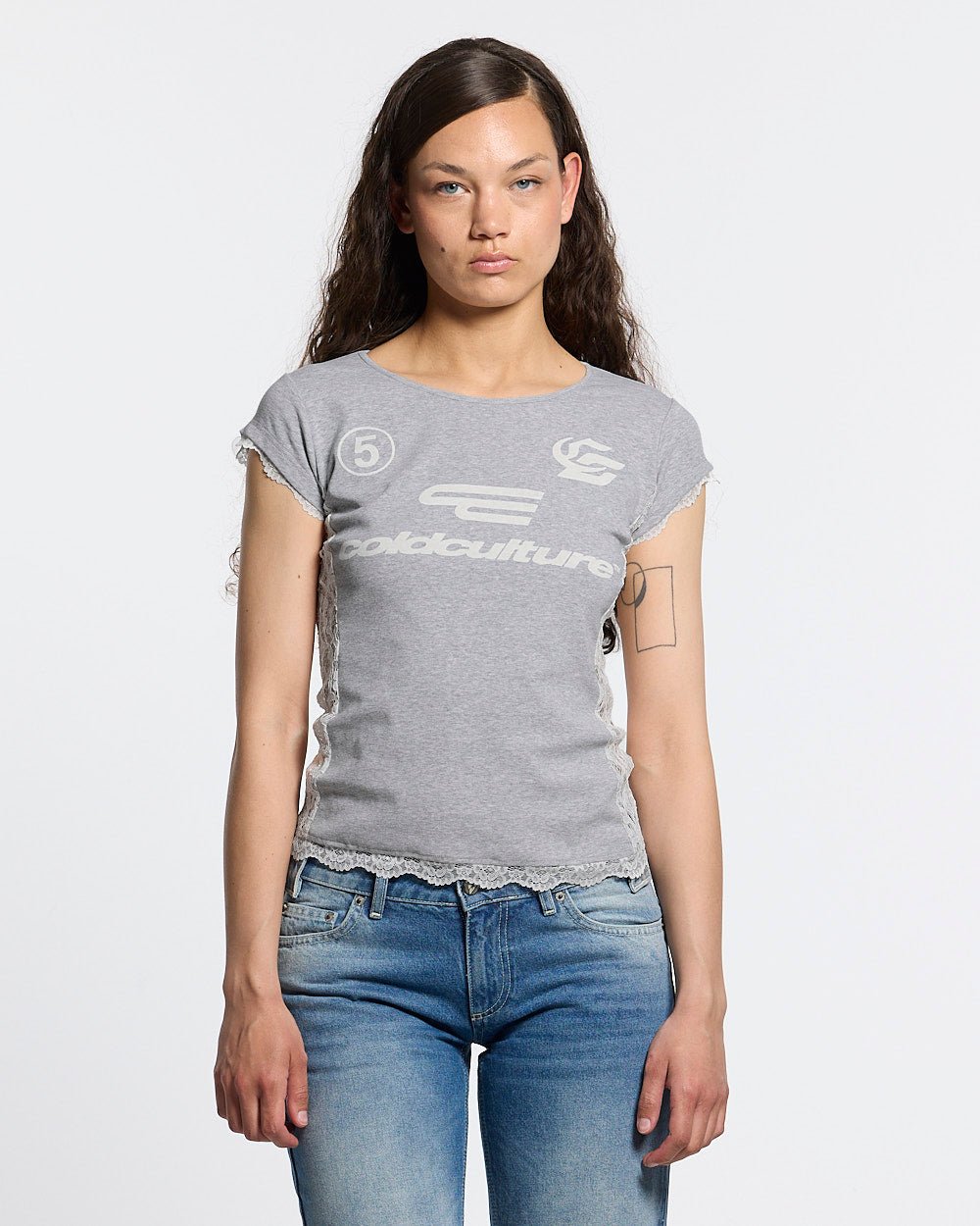 CLUB BABY TEE HEATHER GREY - Cold Culture