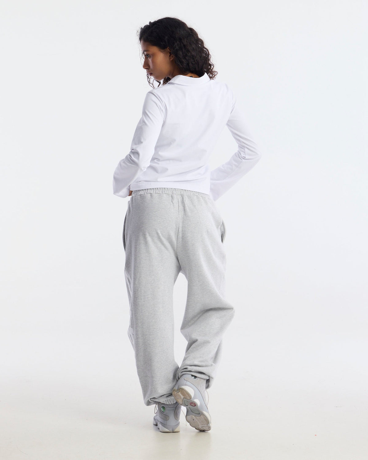 CLUB LONGSLEEVE POLO WHITE - Cold Culture