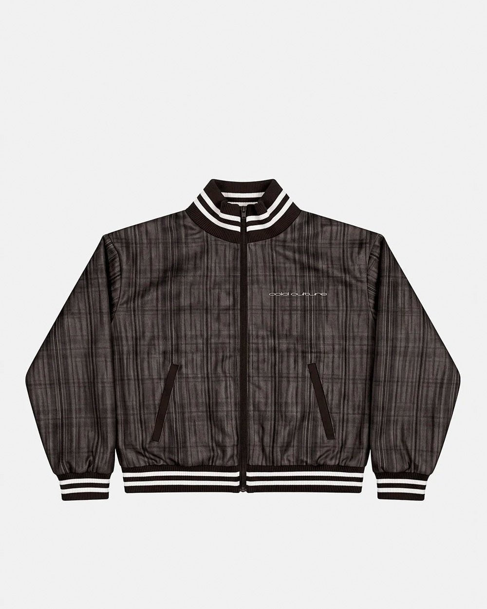 CLUB ZIP UP BROWN - Cold Culture